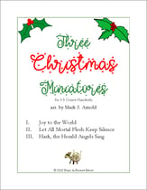 Three Christmas Miniatures Handbell sheet music cover